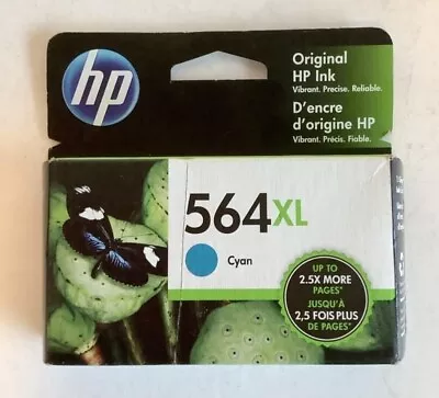 NEW HP 564XL CYAN High-Yield Ink Cartridge CB323WN#140 Printer Ink • $11.35