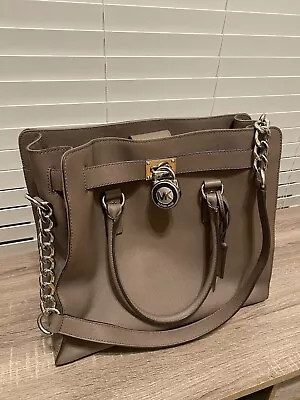 Michael Kors Hamilton Large Satchel NS Tote Saffiano Shoulder Bag • $79