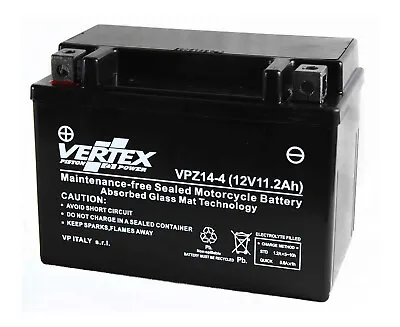 Vertex Battery For Kawasaki ZX 1400 H ZZR 1400 ABS 2020 • £49.80