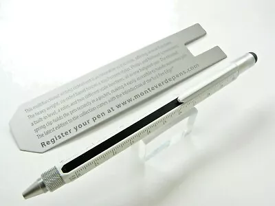 Monteverde One Touch Tool Edge Stylus Ballpoint Pen In Black New In Box • £16.39