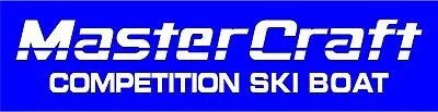 MasterCraft Competition Ski Boat Decal • $19.95