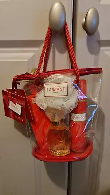 Coty L'aimant Gift Bag Body Spray Perfume Talc With Silk & Mesh Sponge Sealed  • £30