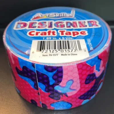 $7.99 • Buy Art Skills Designer CAMOUFLAGE Craft Tape Factory Sealed BNIP