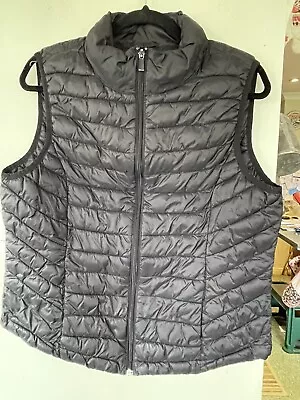 GILET/BODY WARMER S/M 40  Chest NAVY ZIP Labels Removed • £3.25