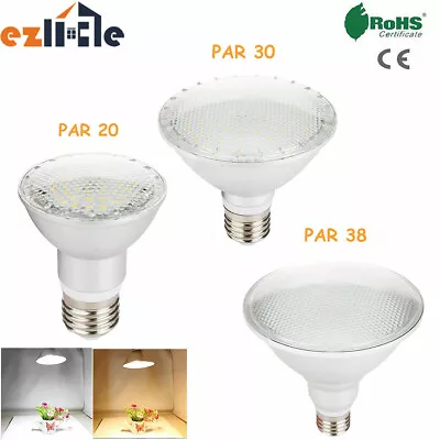 LED Spotlight Bulb E27 PAR20 PAR30 PAR38 White Lamp Bright 85-265V 14W 24W 30W • $19.88