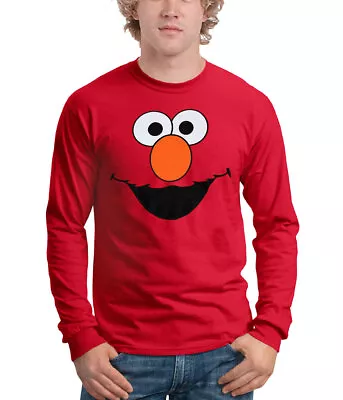 Sesame Street Elmo Face Long Sleeve T-Shirt • $21.99