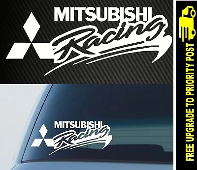For Mitsubishi Racing Sticker Evo Lancer Decal 200mm • $7.99
