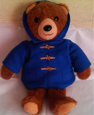 Paddington Bear Teddy Bear With Blue Hoody VGC • £6.99