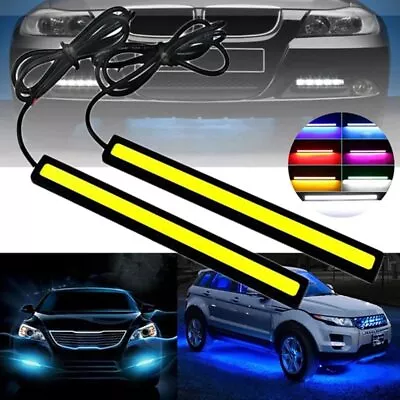 2PCS LED Car Interior White Strip Lights Bar Lamp Car Van Caravan Boat 12V New • £3.89