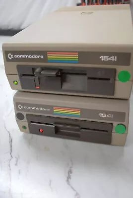 Lot Of 2 Working Commodore Model 1541 5 1/4  Floppy Disk Drives • £118.73