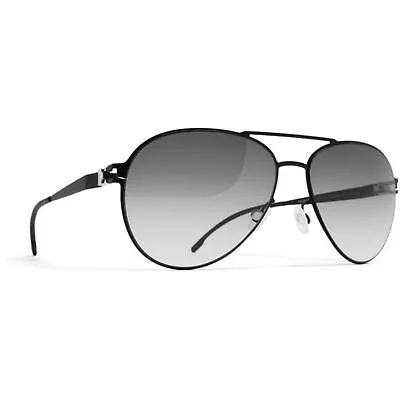 Mykita Unisex Sunglasses Full Rim Black Metal Frame WOODPECKER R1_BK/BK • $135.78