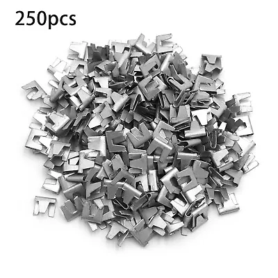 250/1000pcs Metal Buckle Clip For Pet Cat Dog Rabbit Cage Sheep Fence Wire Mesh • £8.49