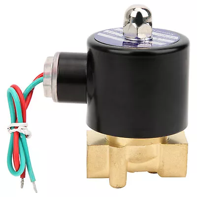 G3/8inch Brass Valve Water Pressure Mechanical Normal Closed Direct Acting DC24V • $33.17