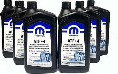 Mopar 68218057AB ATF+4 Automatic Transmission Fluid 1 Quart 6 Pack • $43.20