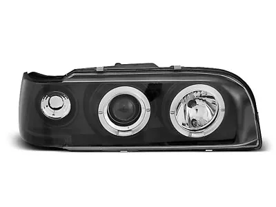 Headlights For Volvo 850 92-96 Angel Eyes Black TUNING LPVO04EG XINO DE • $357.44