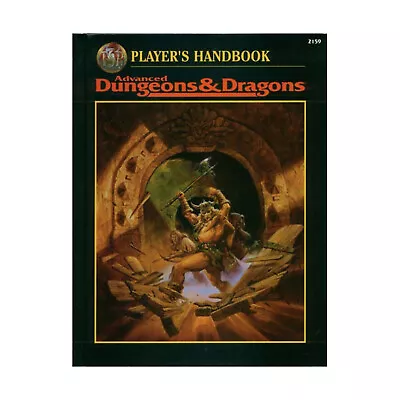 TSR AD&D 2nd Ed Player's Handbook (Revised Ed 2nd) VG+ • $48