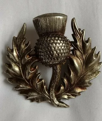 £49.99 • Buy WW1 London Scottish 14th Battalion Regiment Cap Badge 2 Leaves 2 Lugs ANTIQUE