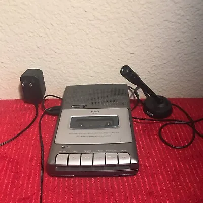 Vintage RCA Personal Portable Recorder Cassette Player W/Counter Microphone Dv6 • $30