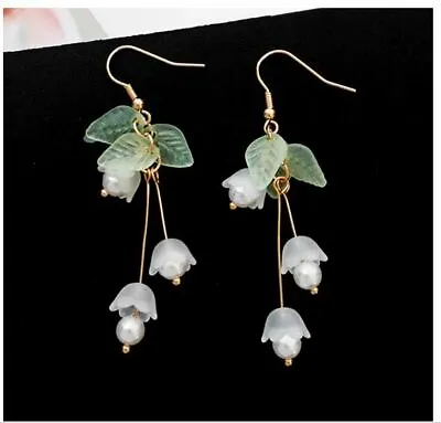 Lily Of The Valley Dangle Earrings • £5.99
