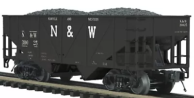 MTH Premier 20-97939 Norfolk & Western 34’ Composite Hopper O Scale W/Coal Load • $64.95