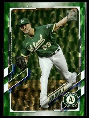 2021 Topps 329 Mike Minor Oakland Athletics Green Foil 491/499 Baseball Card • $1.99