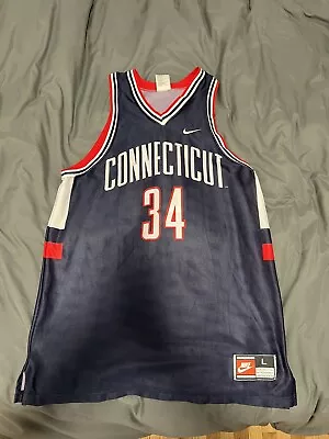 Vintage Ray Allen UConn Huskies Connecticut Men’s Nike Basketball Jersey Size L • $75
