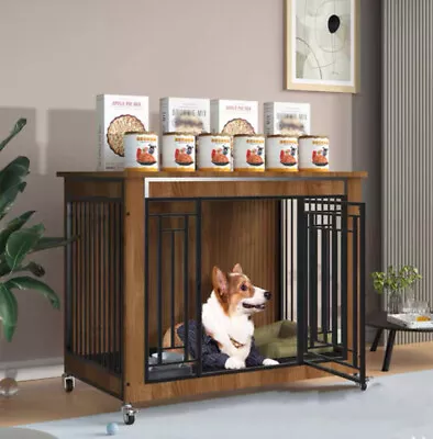 Wooden Pet Cage Household Kennel Dog Cage  Medium-sized Dog Indoor With Toilet. • $212.99