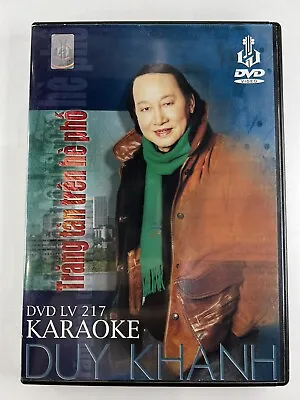 Duy Khanh - Trăng Tàn Trên Hè Phố DVD Lang Van Vietnamese Karaoke • $19.99