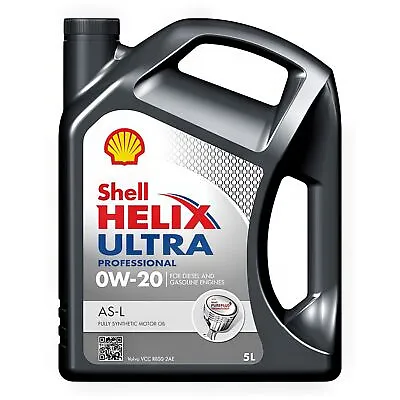 £56 • Buy Engine Oil Shell Helix 0W20 Ultra Professional 5L 5 Litre AS-L 0W-20 550055736