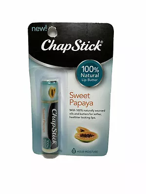 ChapStick (Sweet Papaya) Lip Butter Balm Sticks 100% Natural Great Taste Healthy • $4.57