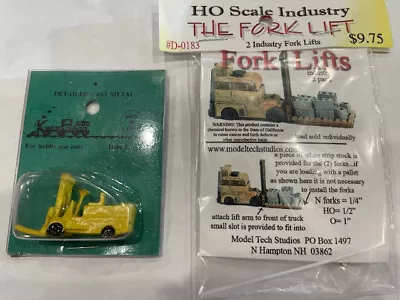 H.O. Scale-Three Fork Lifts • $14.95
