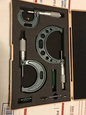 Mitutoyo 103-922 0-3” Micrometer Set • $235