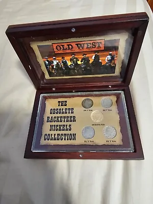 The Obsolete Racketeer Nickels Collection With Display Box • $50