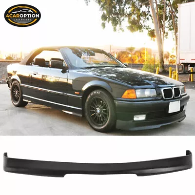 Fits 92-98 BMW E36 3-Series IKON Front Bumper Lip Spoiler Splitter PU • $79.99