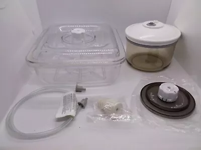 $39.99 • Buy Lot Of 5 FoodSaver Vacuum Seal Containers And Accessories