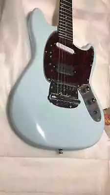 High End Finish Custom Light Blue6 Strings Mustang Electric Guitar Basswood Body • $327