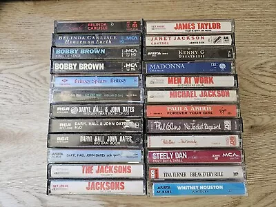 Pop Cassette Lot - Hall & Oates Britney Spears Michael Jackson Steely Dan • $20