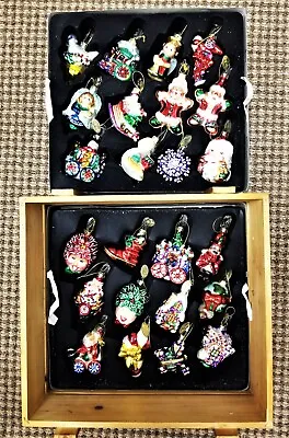 Mark Klaus 2003 Magic Memories Love 24 Hand Blown Glass Ornaments In Crate • $85