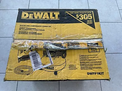 DEWALT DWFP1KIT Nailer And 120 PSI Compressor Combo Kit NEW OPEN BOX • $3.25