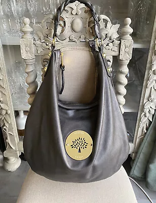 MULBERRY Daria Extra Large Hobo Slouchy Bag Black Soft Leather Shoulder Bag • £320