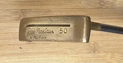 MacGregor Jack Nicklaus 50 Putter 35” Steel Shaft - Nice Original Grip RH • $34