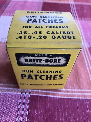 Vintage Box Of Brite-Bore Gun Patches • $8