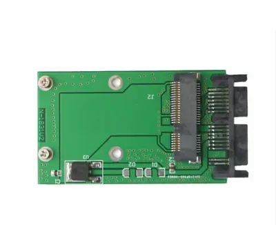 Replace Mini PCI-e MSATA SSD To 1.8″ Micro-SATA Adapter Converter Card Module • £3.95