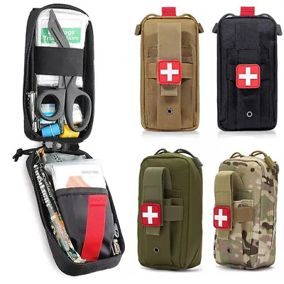 Tactical Molle Medical First Aid Kit IFAK Pouch Emergency EMT EDC Trauma Bag US • $12.38