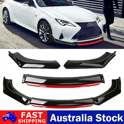 Glossy Black Front Bumper Lip Spoiler Splitter For LEXUS IS250 IS350 200T GS450H • $57.95