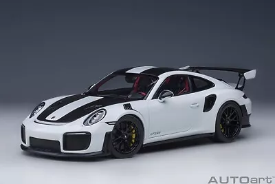 1/18 AUTOart Porsche 911 (991.2) GT2 RS Weissach Package Racing White 78171 • $199.99