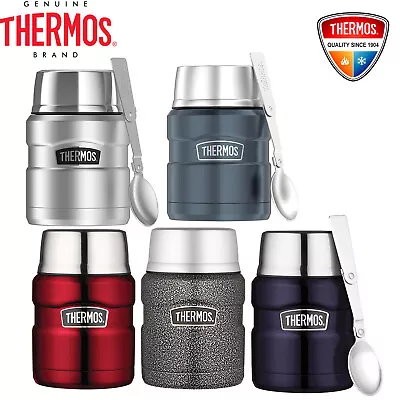 $36.99 • Buy New THERMOS Stainless King S/Steel Vacuum Insulated Food Jar 470ml With Spoon