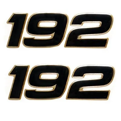 Mako Boat Raised Decals 138301 | 192 Black Gold Stickers (Pair) • $20.07