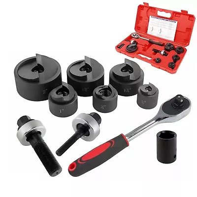 Ratchet Knockout Hole Punch Driver Kits 1/2 To 2 Inch SLUG-Buster Knockout El... • $104.59