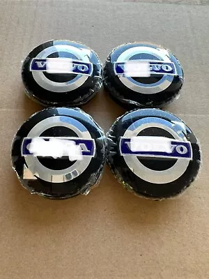 New 4pcs Black & Purple For Volvo Wheel Rim Center Hub Caps 3546923 • $19.99